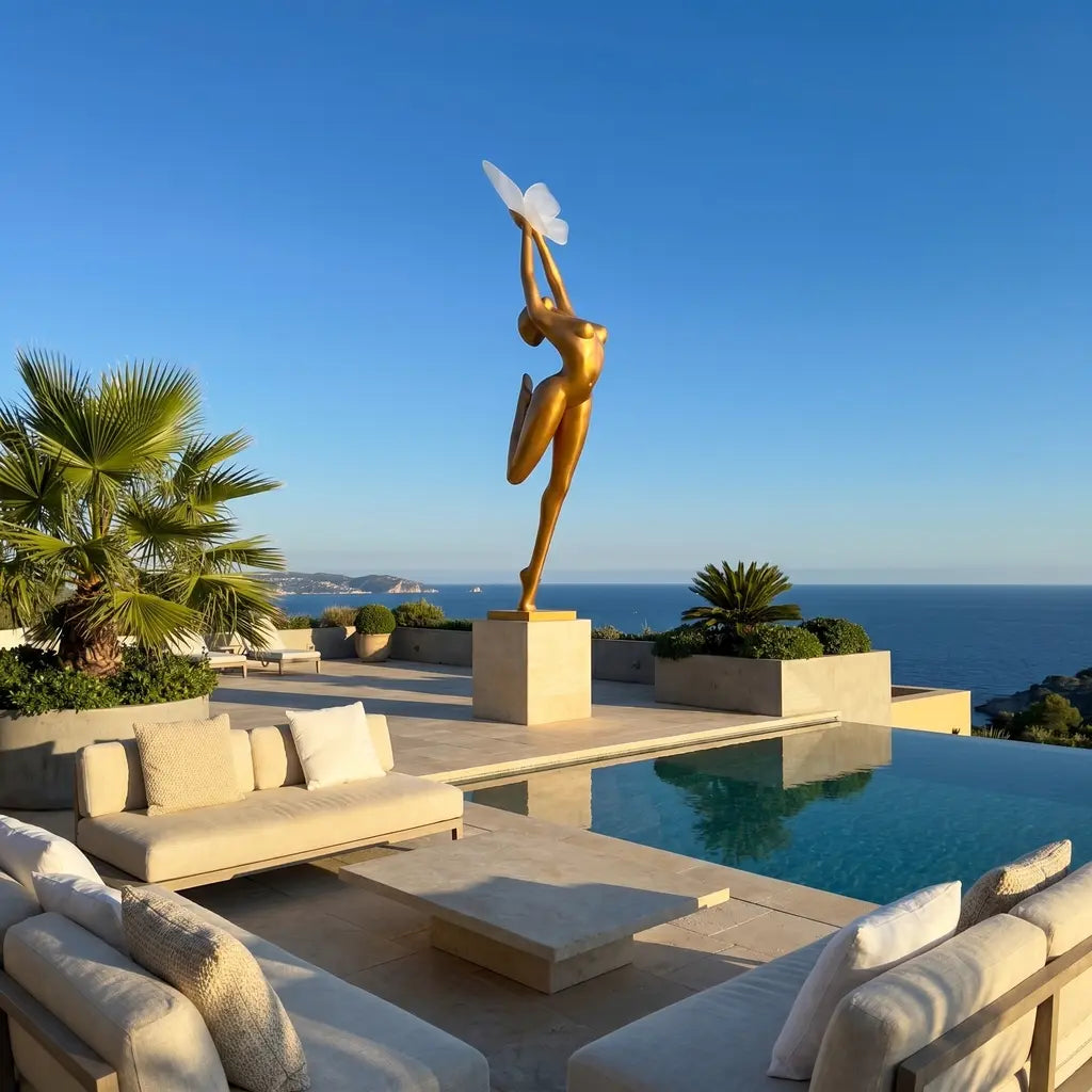 Bernard Rives - Nymphe Sculture Monumental 